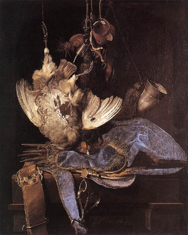 Willem van Still-Life with Hunting Equipment and Dead Birds China oil painting art